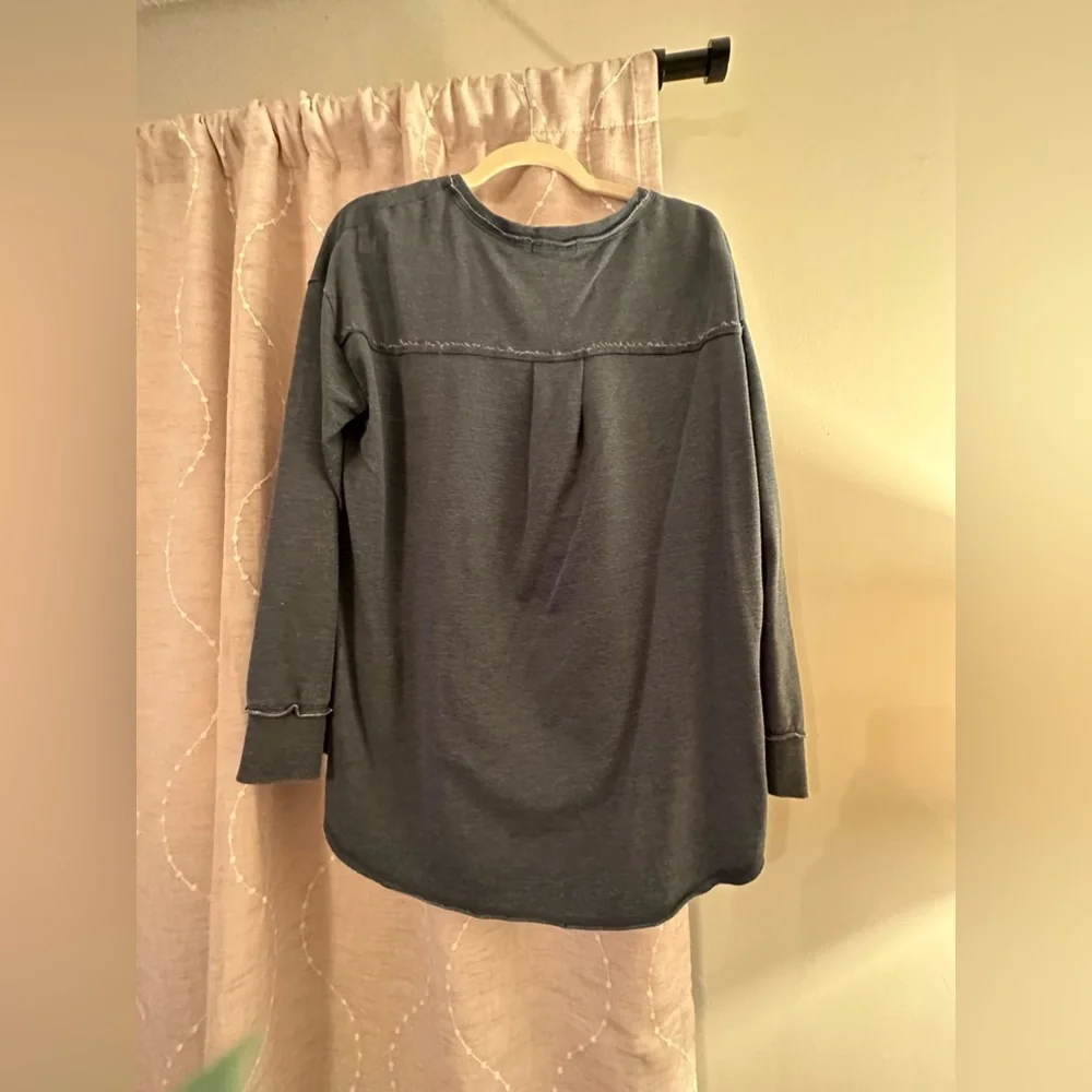 Dark Gray Comfy Long Sleeve Pullover  - Bundle and Save! - Picture 3 of 3